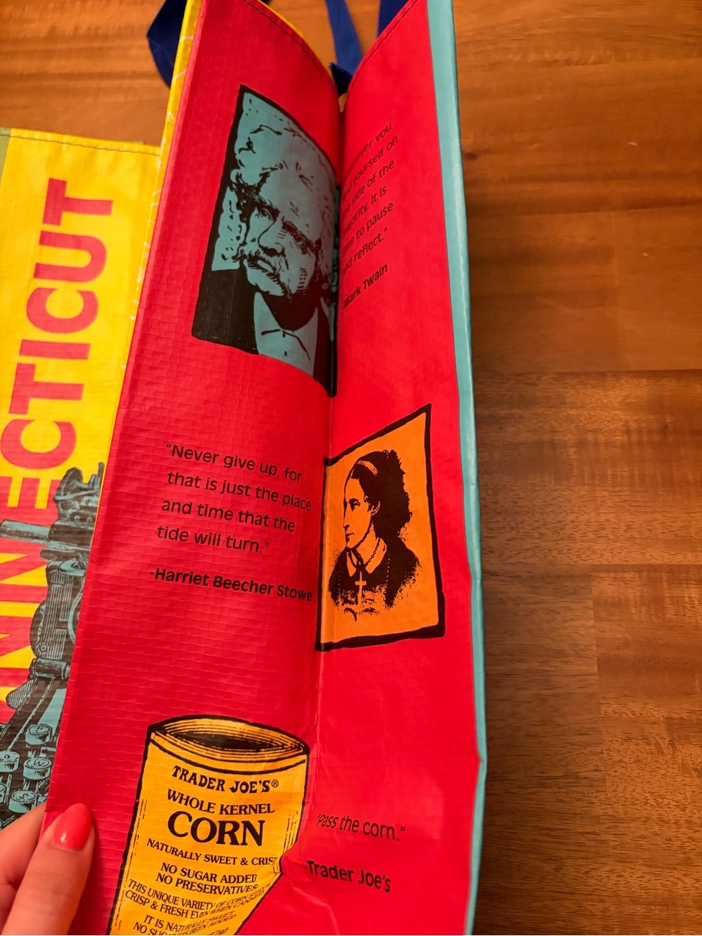 Trader Joe’s Connecticut Reusable Grocery Bag - Picture 3 of 5
